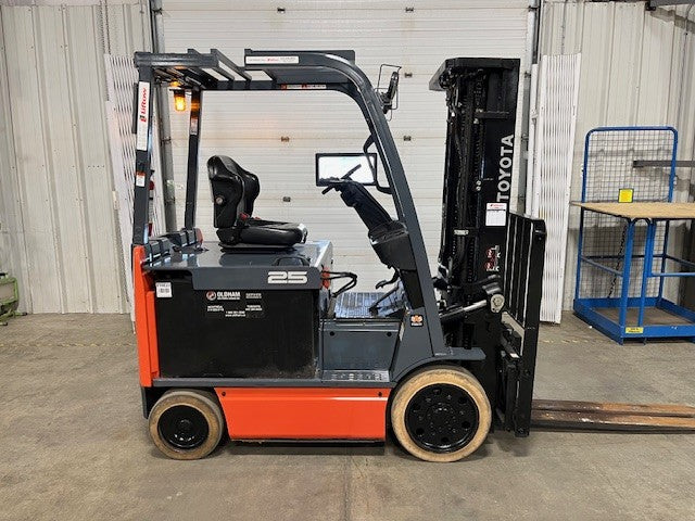 Used forklift for sale in London | 2018 TOYOTA 5,000 LB Electric Cushion Forklift Longbox | Model: 8FBCHU25