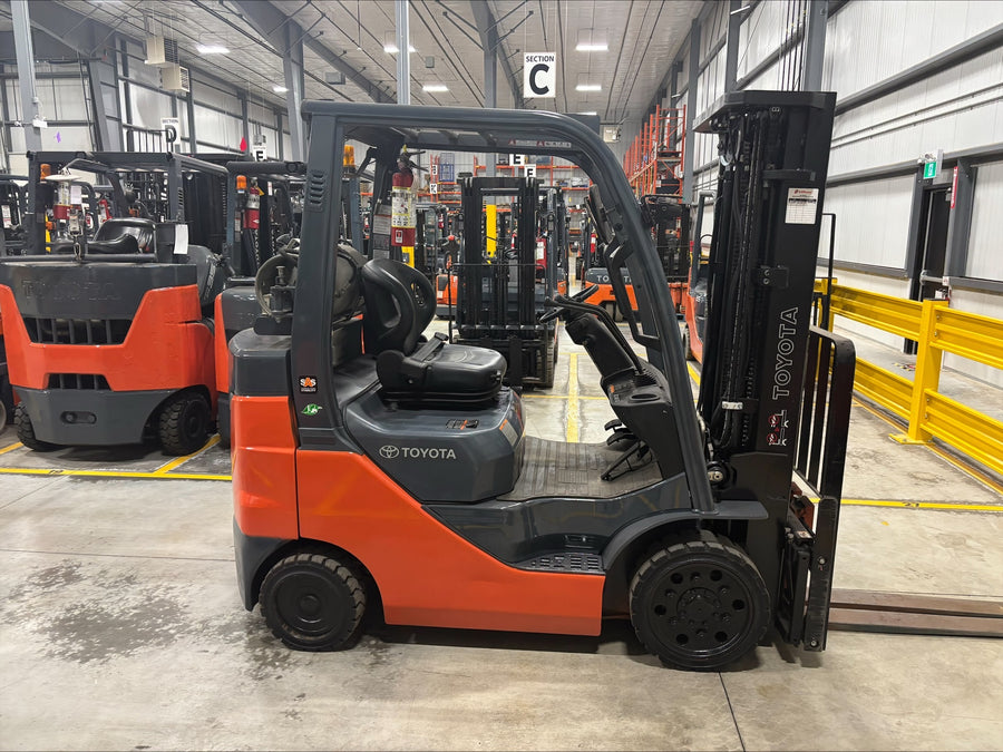Used forklift for sale in Hamilton | 2021 TOYOTA 5,000 LB IC Cushion Forklift | Model: 8FGCU25