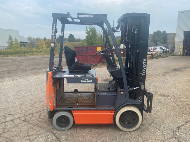 Used forklift for sale in Kitchener | 2018 TOYOTA 5,000 LB Electric Cushion Forklift | Model: 8FBCU25