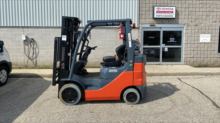 Used forklift for sale in Kitchener | 2023 TOYOTA 5,000 LB IC Cushion Forklift | Model: 50-8FGCU25