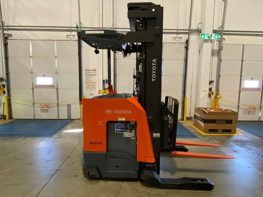 Used forklift for sale in Ajax | 2023 TOYOTA 3,000 LB Electric Double Reach Truck | Model: RF1-BH2X30