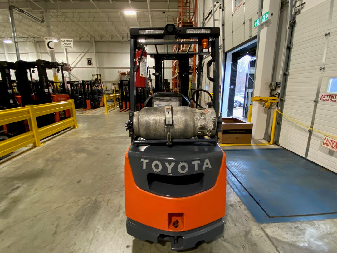 Used forklift for sale in Ajax | 2021 TOYOTA 4,000 LB IC Cushion Forklift | Model: 8FGCSU20