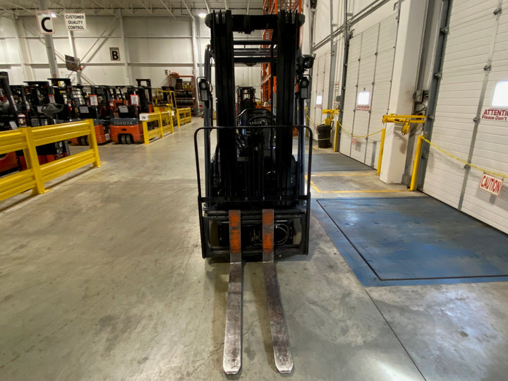 Used forklift for sale in Kitchener | 2023 TOYOTA 3,500 LB 3-Wheel Electric Forklift Longbox | Model: 8FBEH18U
