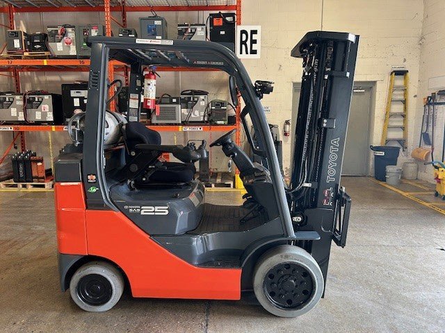 Used forklift for sale in Toronto | 2021 TOYOTA 5000 LB IC Cushion Forklift | Model: 8FGCU25