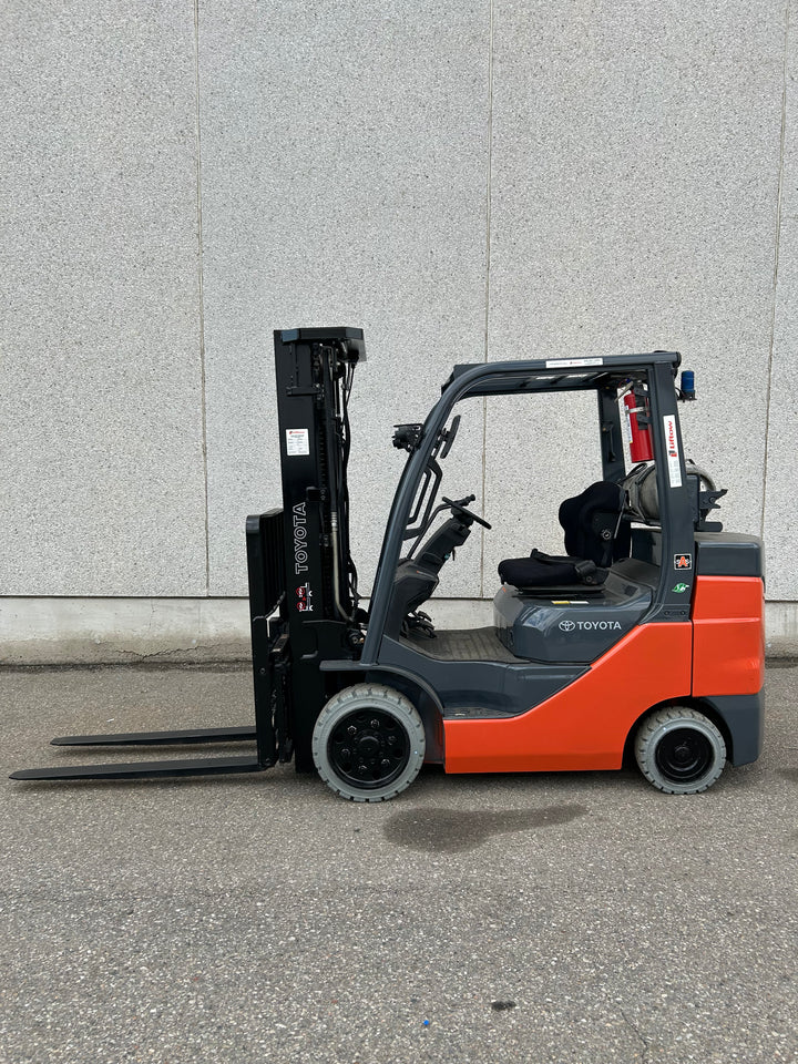 Used forklift for sale in Vaughan | 2021 TOYOTA 6,500 LB IC Cushion Forklift | Model: 8FGCU32