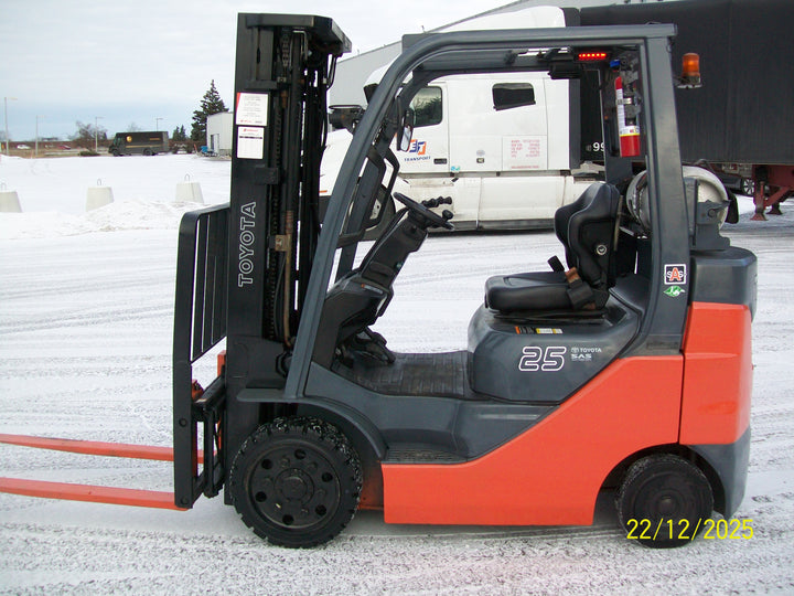 Used forklift for sale in Quebec | 2021 TOYOTA 5,000 LB IC Cushion Forklift | Model: 8FGCU25