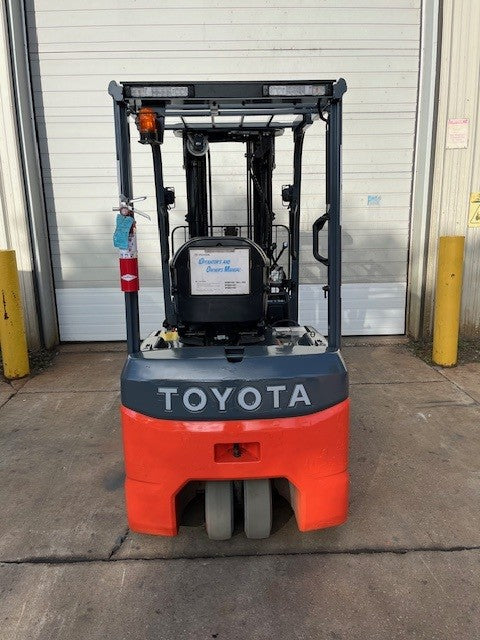 Used forklift for sale in London | 2019 TOYOTA 4000 LB 3-Wheel Electric Forklift | Model: 8FBE20U
