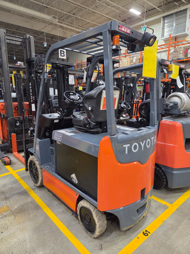 Used forklift for sale in Lachine | 2019 TOYOTA 5000 LB Electric Cushion Forklift Longbox | Model: 8FBCHU25