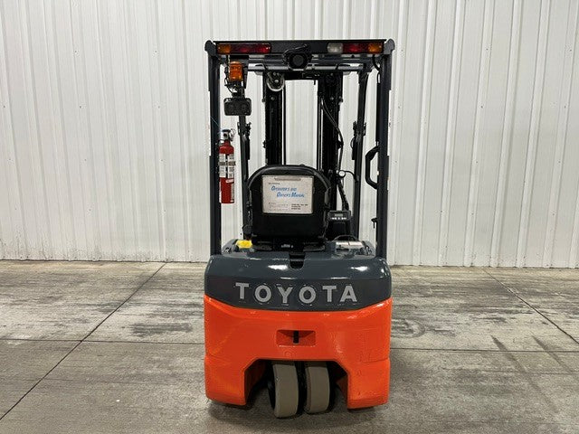 Used forklift for sale in London | 2018 TOYOTA 3,000 LB 3-Wheel Electric Forklift | Model: 8FBE15U