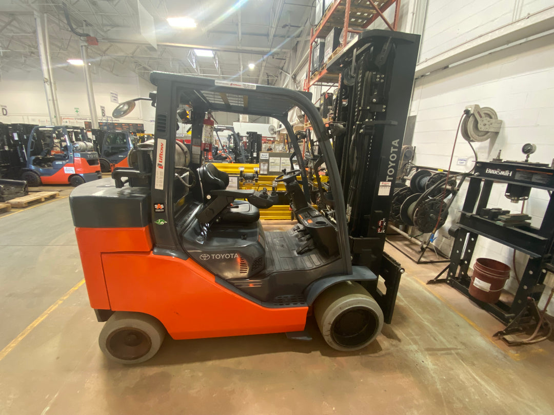 Used forklift for sale in Barrie | 2021 TOYOTA 12000 LB IC Cushion Forklift | Model: 8FGC55U
