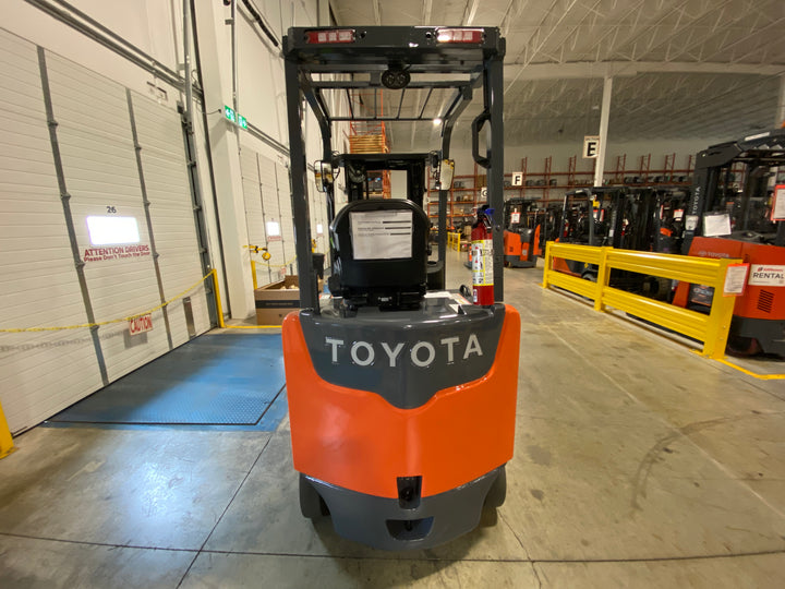 Used forklift for sale in Ajax | 2021 TOYOTA 5000 LB Electric Cushion Forklift | Model: 8FBCU25
