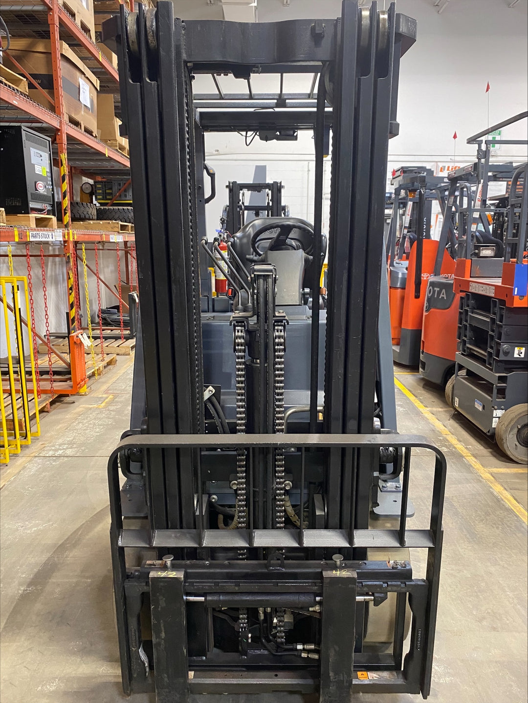 Used forklift for sale in Barrie | 2021 TOYOTA 5,000 LB Electric Cushion Forklift | Model: 8FBCU25