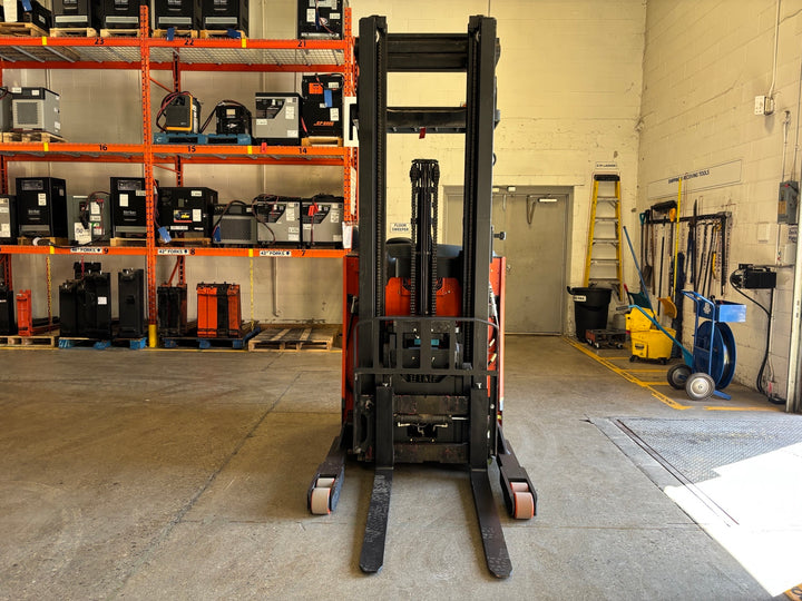 Used forklift for sale in Toronto | 2018 TOYOTA 3,500 LB Electric Reach Truck | Model: 9BR183S241