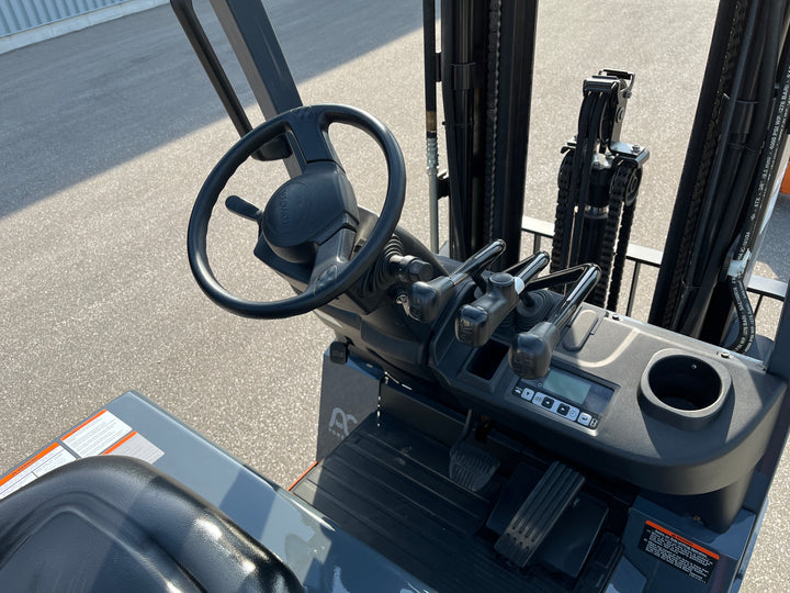 Used forklift for sale in Windsor | 2021 TOYOTA 5,000 LB Electric Cushion Forklift | Model: 8FBCU25
