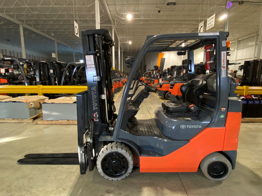 Used forklift for sale in Kitchener | 2021 TOYOTA 5,000 LB IC Cushion Forklift | Model: 8FGCU25