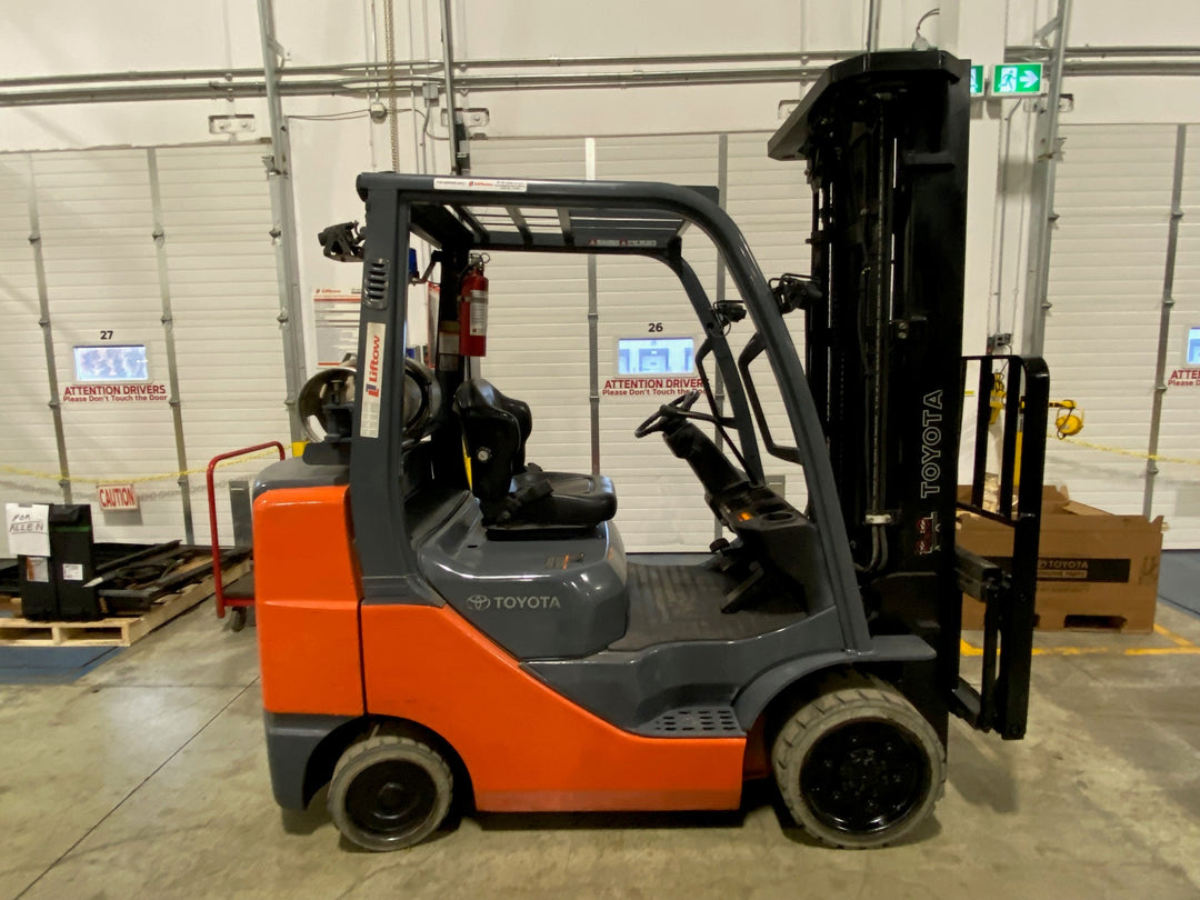 Used forklift for sale in Ajax | 2019 TOYOTA 6,000 LB IC Cushion Forklift | Model: 8FGCU30