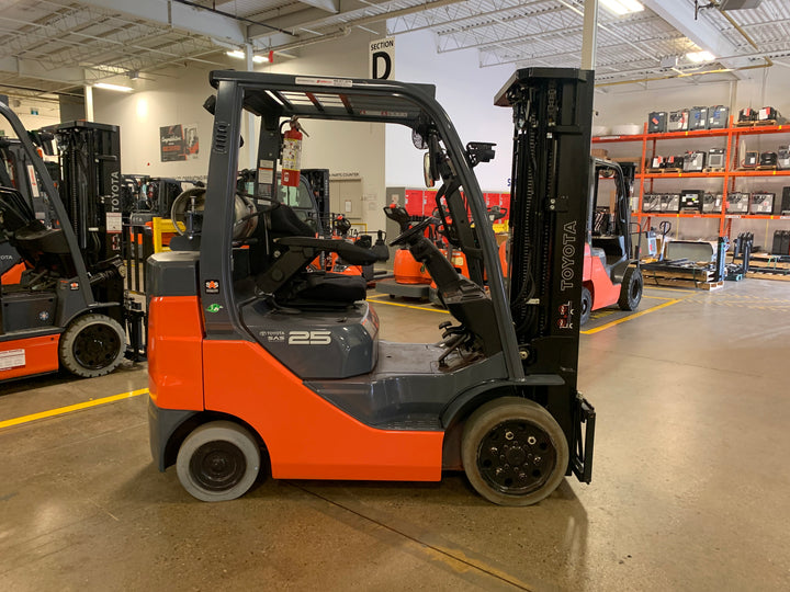 Used forklift for sale in Toronto | 2021 TOYOTA 5000 LB IC Cushion Forklift | Model: 8FGCU25