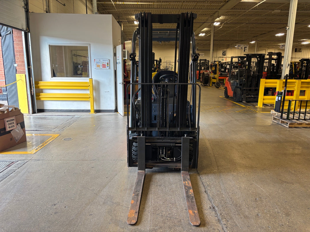 Used forklift for sale in Toronto | 2020 TOYOTA 3000 LB 3-Wheel Electric Forklift | Model: 8FBE15U