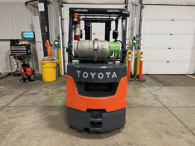 Used forklift for sale in London | 2021 TOYOTA 5,000 LB IC Cushion Forklift | Model: 8FGCU25