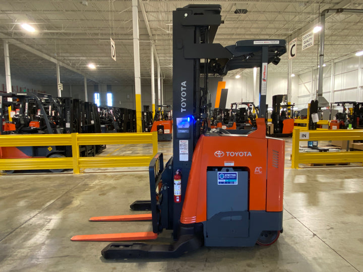 Used forklift for sale in Ajax | 2023 TOYOTA 3,000 LB Electric Double Reach Truck | Model: RF1-BH2X30