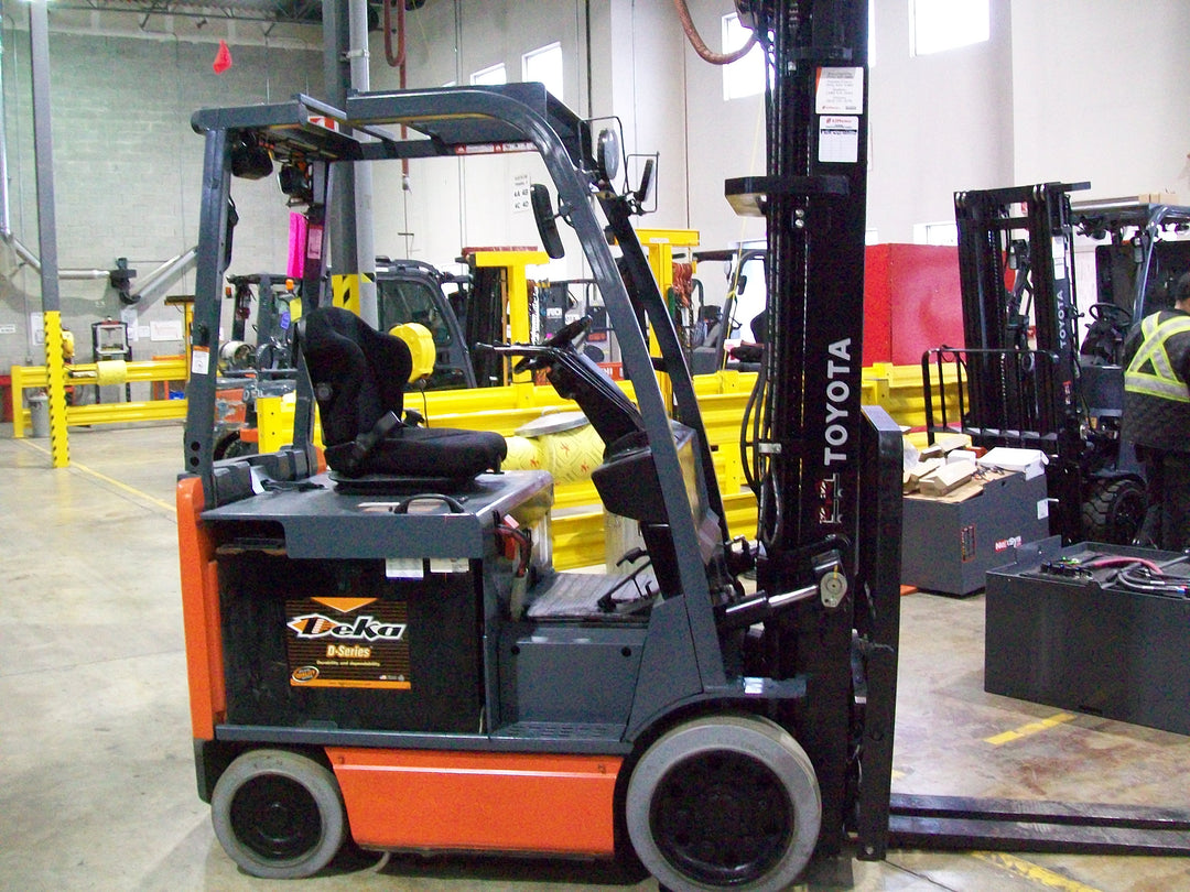 Used forklift for sale in Boucherville | 2018 TOYOTA 5000 LB Electric Cushion Forklift | Model: 8FBCU25