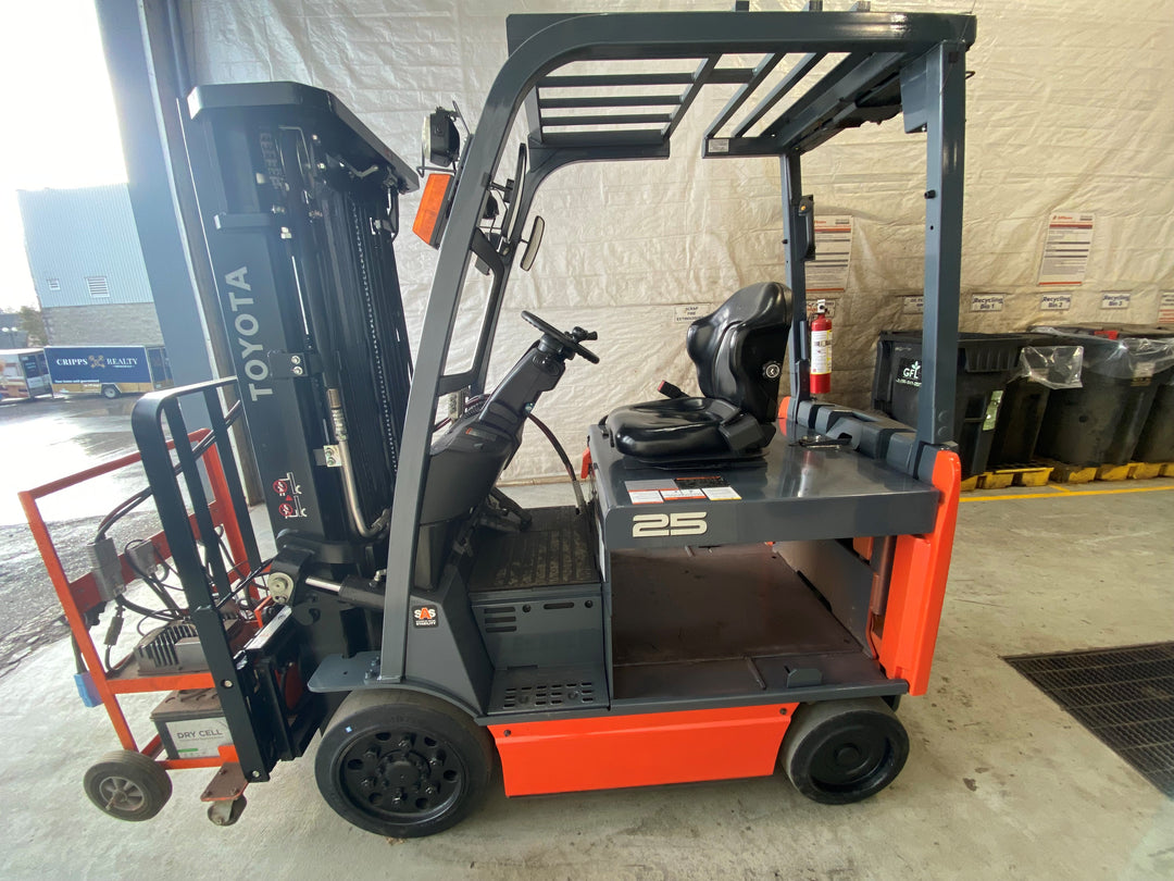 Used forklift for sale in Barrie | 2021 TOYOTA 5000 LB Electric Cushion Forklift Longbox | Model: 8FBCHU25