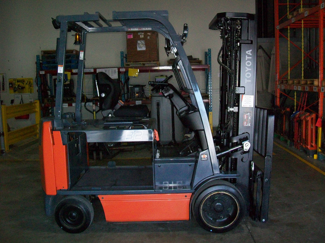 Used forklift for sale in Lachine | 2019 TOYOTA 6,500 LB Electric Cushion Forklift | Model: 8FBCU32