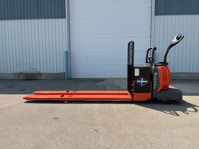 Used forklift for sale in London | 2016 TOYOTA 6000 LB Electric Walkie Rider Pallet Truck | Model: 8HBE30