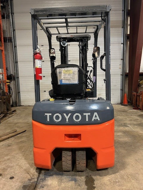 Used forklift for sale in Moncton | 2020 TOYOTA 4,000 LB 3-Wheel Electric Forklift | Model: 8FBE20U