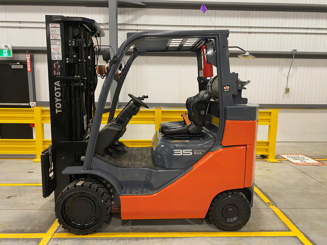 Used forklift for sale in Hamilton | 2019 TOYOTA 8,000 LB IC Cushion Forklift | Model: 8FGC35U