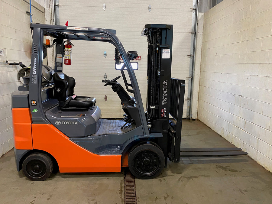 Used forklift for sale in Hamilton | 2021 TOYOTA 5,000 LB IC Cushion Forklift | Model: 8FGCU25