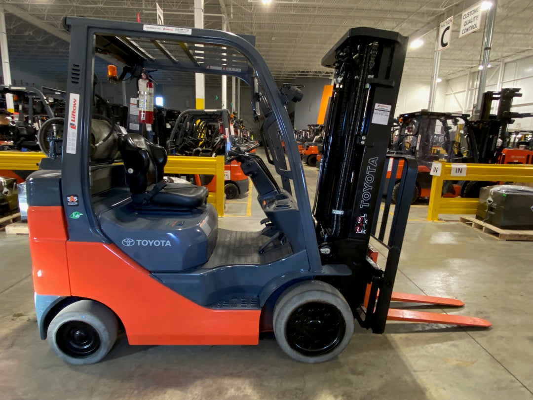 Used forklift for sale in Vaughan | 2021 TOYOTA 5,000 LB IC Cushion Forklift | Model: 8FGCU25