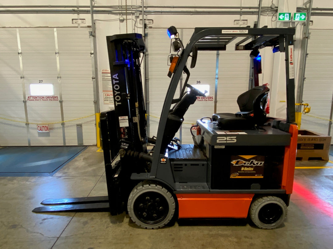 Used forklift for sale in Vaughan | 2021 TOYOTA 5,000 LB Electric Cushion Forklift | Model: 8FBCU25