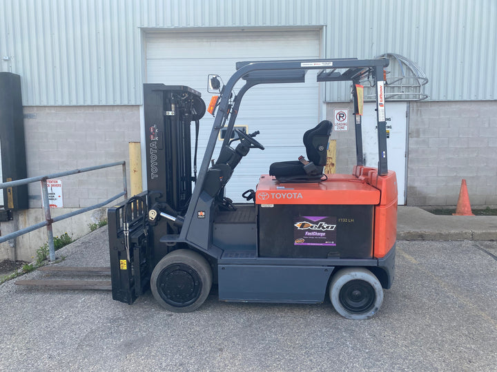 Used forklift for sale in Kitchener | 2018 TOYOTA 8000 LB Electric Cushion Forklift | Model: 7FBCU35