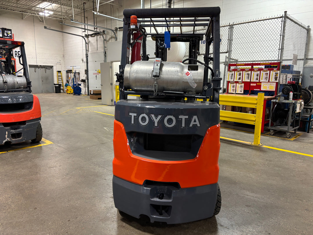 Used forklift for sale in Toronto | 2021 TOYOTA 5,000 LB IC Cushion Forklift | Model: 8FGCU25