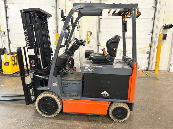 Used forklift for sale in Lachine | 2019 TOYOTA 5,000 LB Electric Cushion Forklift Longbox | Model: 8FBCHU25