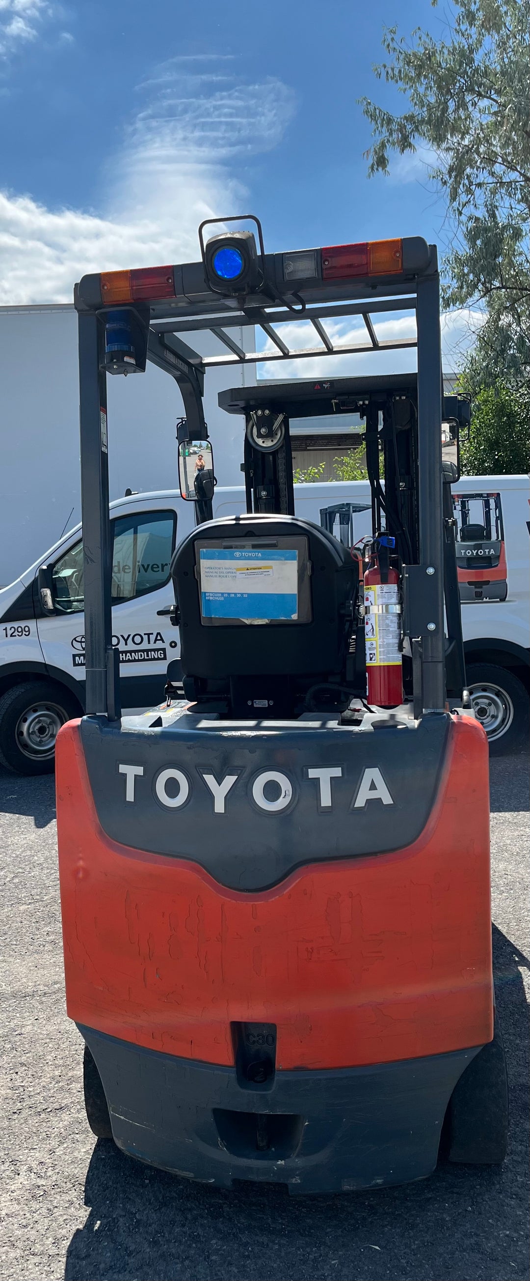 Used forklift for sale in Ottawa | 2019 TOYOTA 6000 LB Electric Cushion Forklift | Model: 8FBCU30