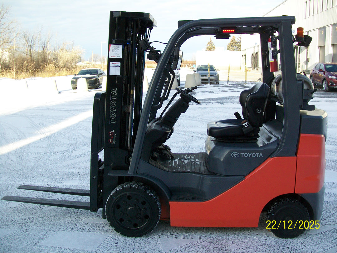 Used forklift for sale in Quebec | 2021 TOYOTA 5,000 LB IC Cushion Forklift | Model: 8FGCU25