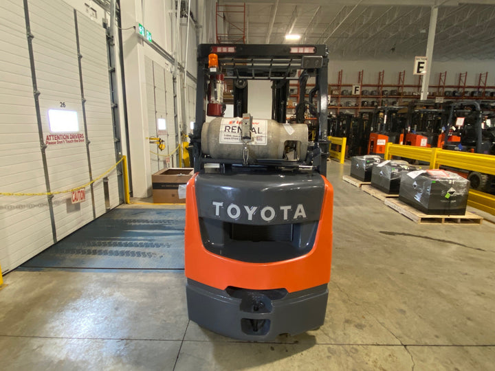 Used forklift for sale in Kitchener | 2019 TOYOTA 6,000 LB IC Cushion Forklift | Model: 8FGCU30