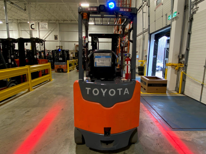 Used forklift for sale in Ajax | 2021 TOYOTA 5,000 LB Electric Cushion Forklift | Model: 8FBCU25
