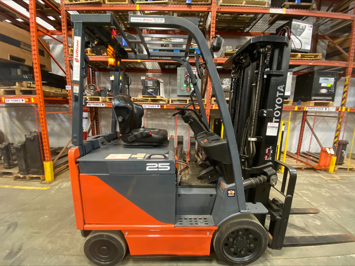 Used forklift for sale in Barrie | 2021 TOYOTA 5,000 LB Electric Cushion Forklift | Model: 8FBCU25