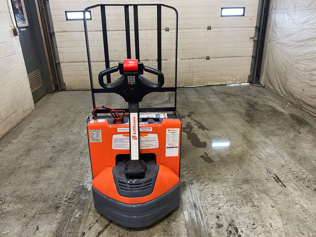 Used forklift for sale in Barrie | 2019 TOYOTA 4,500 LB Electric Walkie Pallet Truck | Model: 8HBW23