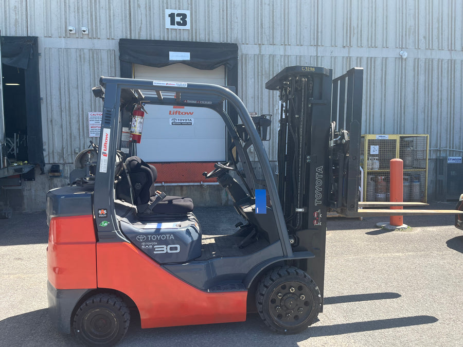 Used forklift for sale in Ottawa | 2021 TOYOTA 6,000 LB IC Cushion Forklift | Model: 8FGCU30