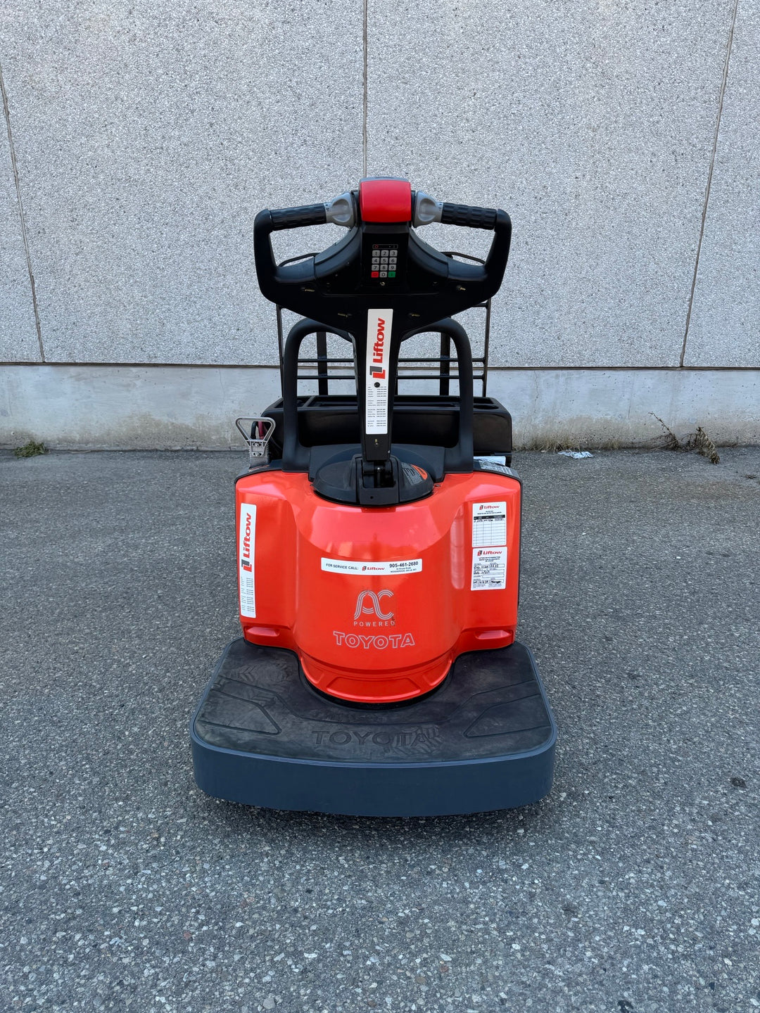 Used forklift for sale in Vaughan | 2020 TOYOTA 6,000 LB Electric Walkie Rider Pallet Truck | Model: 8HBE30