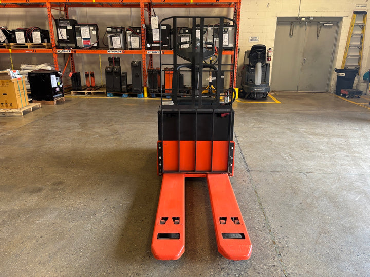Used forklift for sale in Toronto | 2020 TOYOTA 6,000 LB Electric Walkie Rider Pallet Truck | Model: 8HBE30