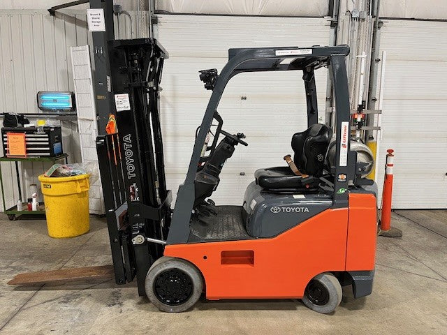 Used forklift for sale in London | 2021 TOYOTA 3,500 LB IC Cushion Forklift | Model: 8FGCU18
