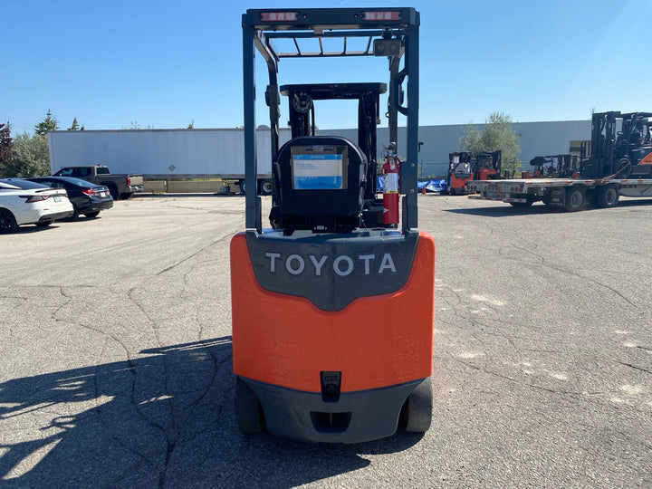 Used forklift for sale in Kitchener | 2014 TOYOTA 5,000 LB Electric Cushion Forklift | Model: 8FBCU25