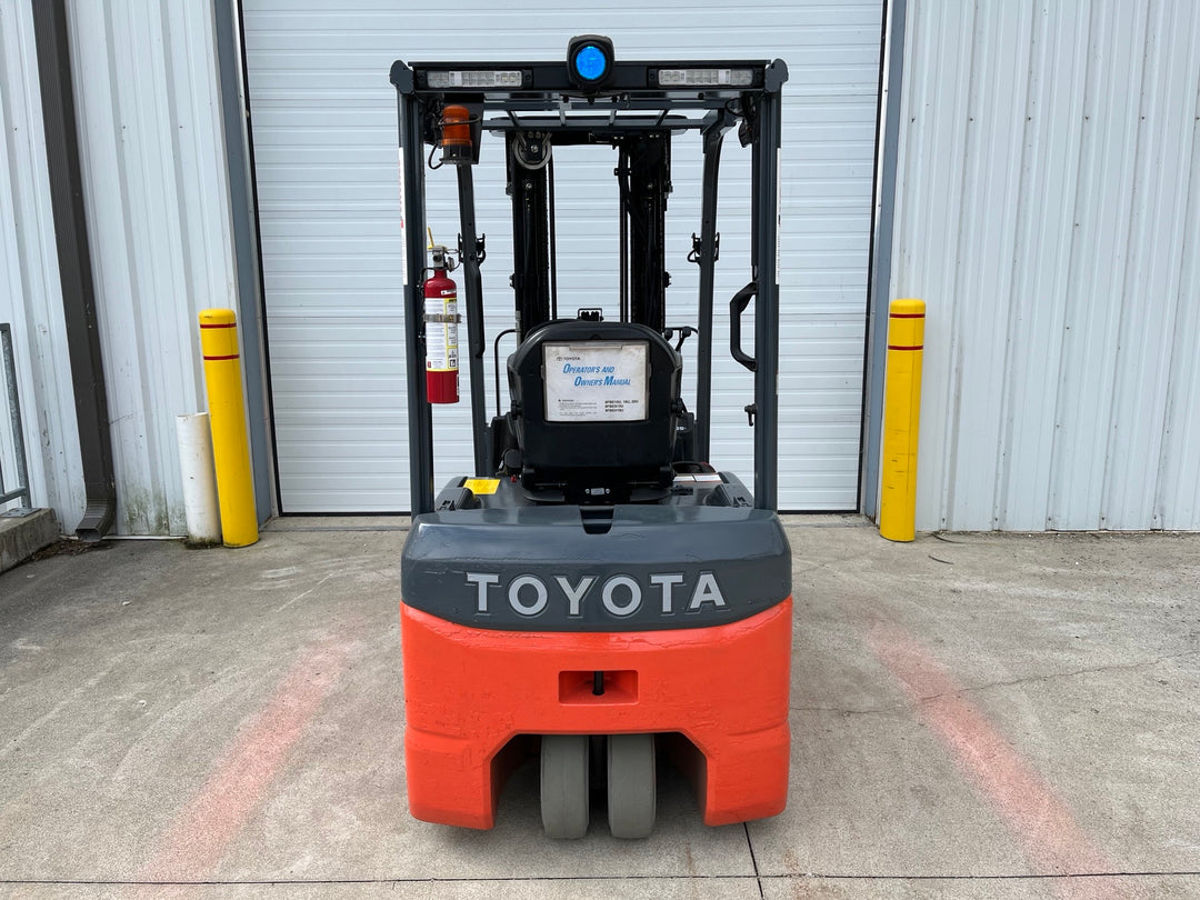 Used forklift for sale in London | 2022 TOYOTA 4,000 LB 3-Wheel Electric Forklift | Model: 8FBE20U