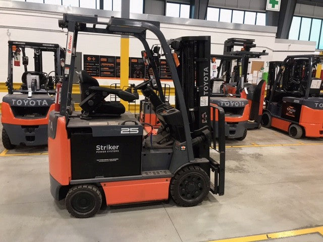 Used forklift for sale in Hamilton | 2019 TOYOTA 5,000 LB Electric Cushion Forklift | Model: 8FBCU25