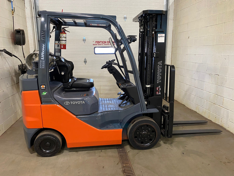 Used forklift for sale in Hamilton | 2021 TOYOTA 5,000 LB IC Cushion Forklift | Model: 8FGCU25